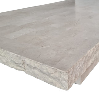 La Via Dining Table, 71" x 40" | Spanish Beige Marble