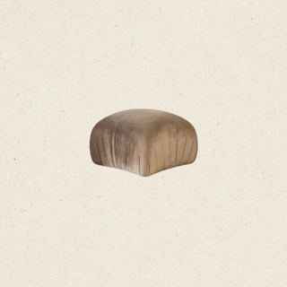 Sable Ottoman | Mushroom Velvet