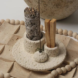 Peruvian Sacred Wood Burning Holder