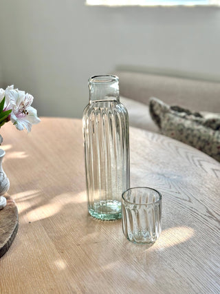 Fluted Tall Carafe Set
