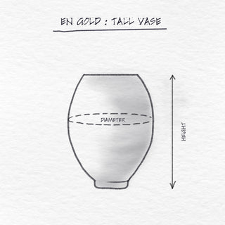 Arche Tall Vase dimensions