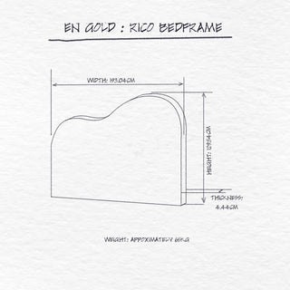 Barrio Bedhead dimensions