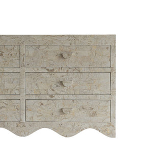 Sable Chest of Drawers, Cream Stone