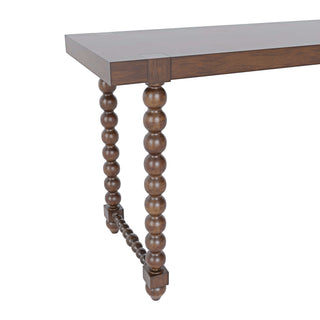 Santos Console Table, Close Up Side View