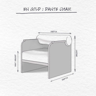 Dante Chair dimensions