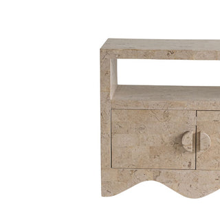 Sable Entertainment Unit - Cream Stone