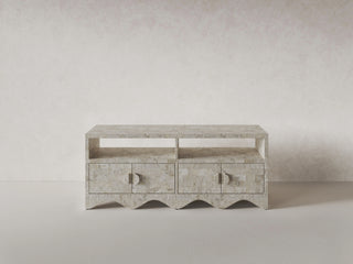 Sable Entertainment Unit - Cream Stone