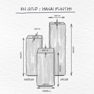 Hanai Plinth dimensions