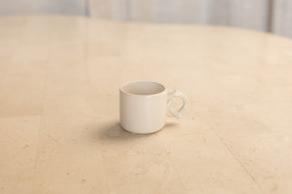 Handmade Ceramic Knot Handle Espresso Cup
