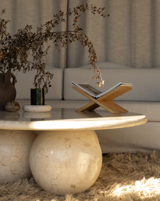 Miro Coffee Table | Natural White Stone