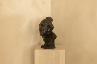 Terracotta Portrait Bust Hand-Modeled Form