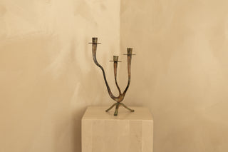 Mid-Century Sculptural Candelabrum