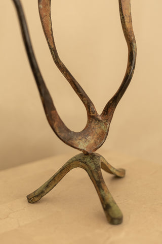 Mid-Century Sculptural Candelabrum