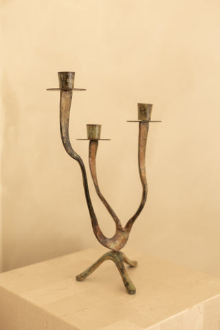 Mid-Century Sculptural Candelabrum