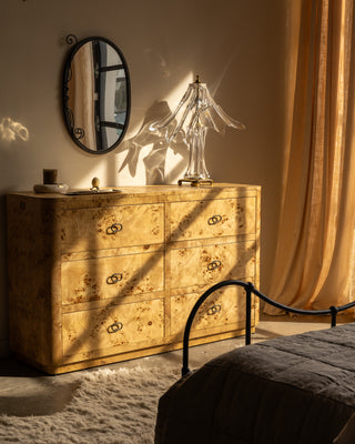 Zephyr Chest of Drawers | Honey Burl