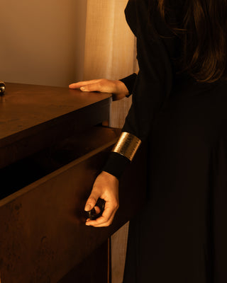 Zephyr Tall Dresser | Cognac Burl