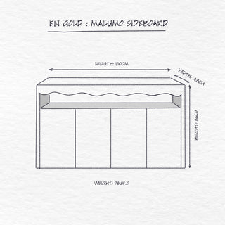 Malumo Sideboard dimensions