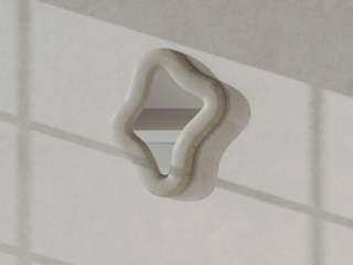 Paradis Mirror | Spanish Beige Marble