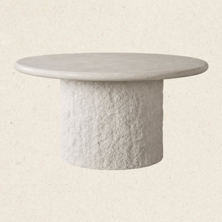 Isla Round Dining Table | 63" | Spanish Beige Marble