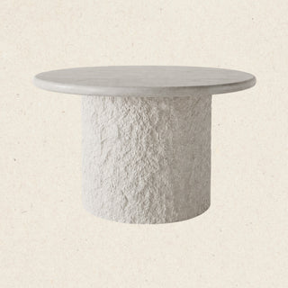 Isla Round Dining Table | 52" | Spanish Beige Marble