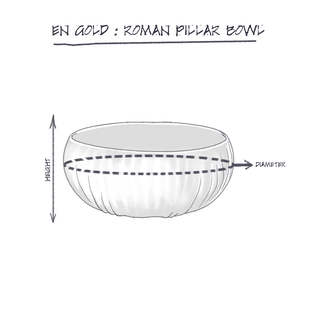 Roman Pillar Bowl dimensions
