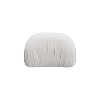 Sable Ottoman | Woven Ivory
