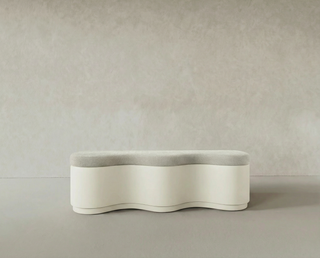 Triana Bench | Cream