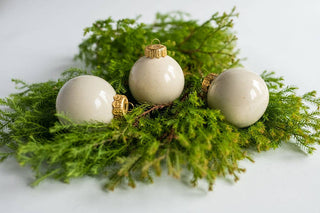 The Pottery Christmas Ornament Set of 3