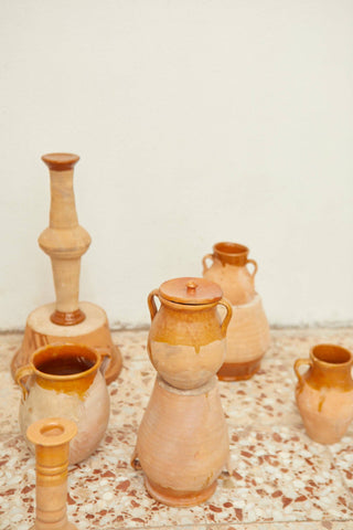 Cirio Earthenware Candle Holders (pack of 2)