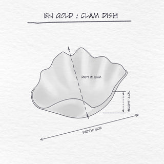 Clam Dish dimensions
