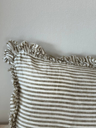 Hallie Bolster Linen Cushion