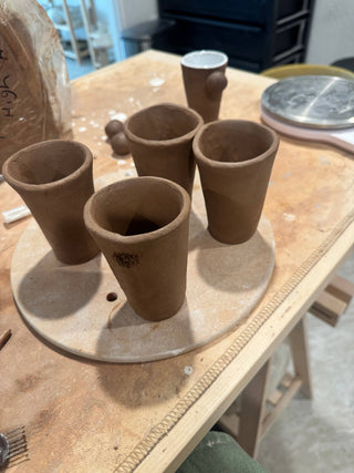 Hand built Earth & Clay Espresso Cup