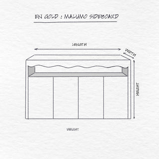 Malumo Sideboard dimensions