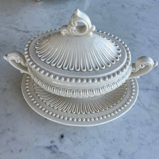 Finezza Cream Small Soup Tureen Platter