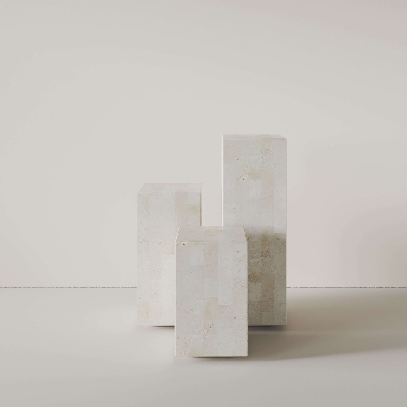 Regular Plinth Plinths - Fossil Limestone, Travertine & Marble | En Gold