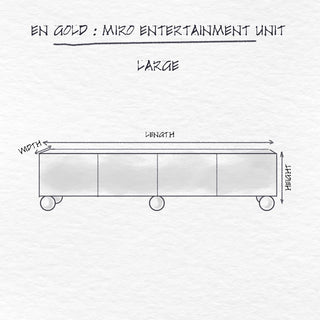 Miro Entertainment Unit, Large dimensions