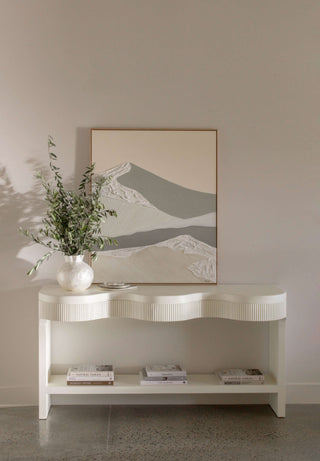 Onda Console Table, Cream, Life Style