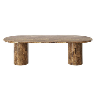 Paradis Oval Dining Table, Moreno, Front View