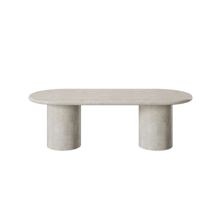 Paradis Oval Dining Table, Front Angle-1