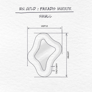 Paradis Mirror, Rosé dimensions