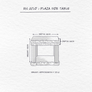 Plaza Table dimensions