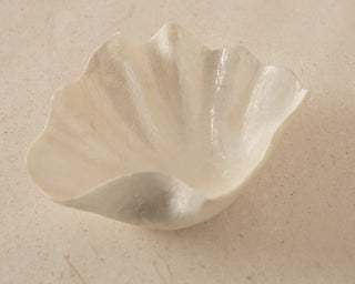 handcrafted organic clam shell bowl