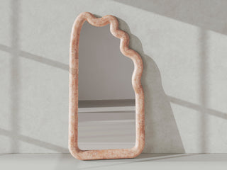 Rosé stone frame Large Paradis Full-length Mirror, Rosé by Steffanie Ball