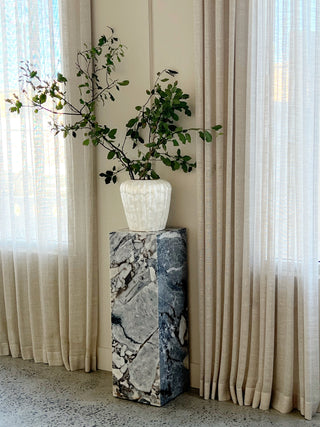 natural organic short large shell vase